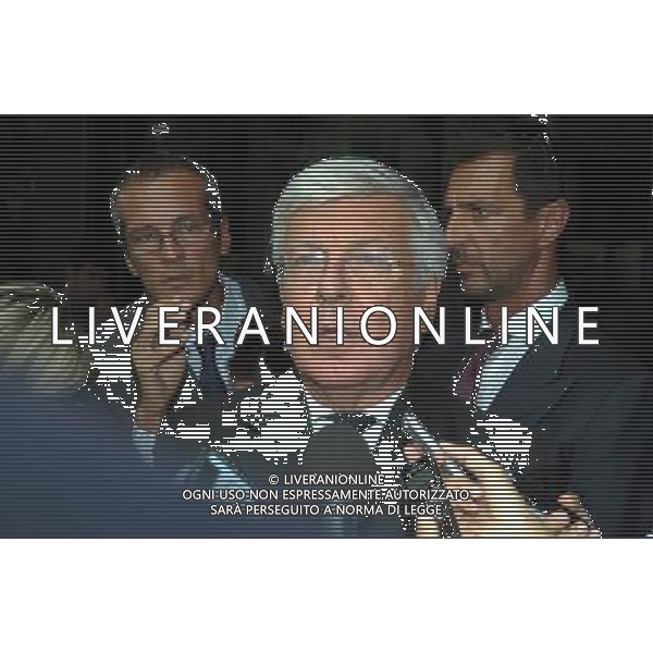 MILANO 5/9/2011 HOTEL PRINCIPE DI SAVOIA P.zza della REPUBBLICA INCONTRO TRA IL MINISTRO DELLO SVILUPPO ECONOMICO, PAOLO ROMANI ED IL PRESIDENTE DI EDF HENRI PROGLIO NELLA FOTO PAOLO ROMANI FOTO ROMANO/AG ALDO LIVERANI
