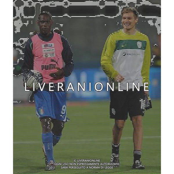 Qualificazioni ai Campionati Europei UEFA EURO 2012 Gruppo C Firenze - 06.09.2011 Italia-Slovenia Nella Foto:balotelli belec /Ph.Vitez-Ag. Aldo Liverani