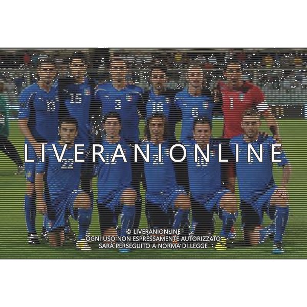 Qualificazioni ai Campionati Europei UEFA EURO 2012 Gruppo C Firenze - 06.09.2011 Italia-Slovenia Nella Foto:italia squadra formazione /Ph.Vitez-Ag. Aldo Liverani
