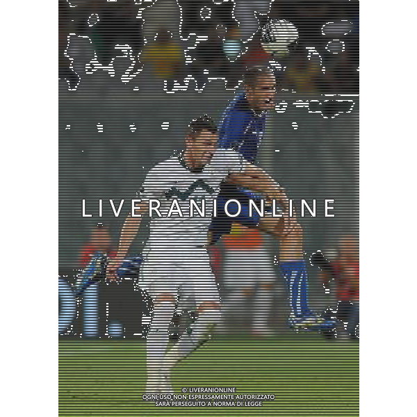 Qualificazioni ai Campionati Europei UEFA EURO 2012 Gruppo C Firenze - 06.09.2011 Italia-Slovenia Nella Foto:chiellini-novakovic /Ph.Vitez-Ag. Aldo Liverani