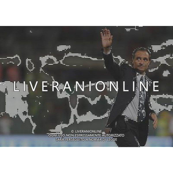 Qualificazioni ai Campionati Europei UEFA EURO 2012 Gruppo C Firenze - 06.09.2011 Italia-Slovenia Nella Foto:prandelli saluta il pubblico di firenze /Ph.Vitez-Ag. Aldo Liverani