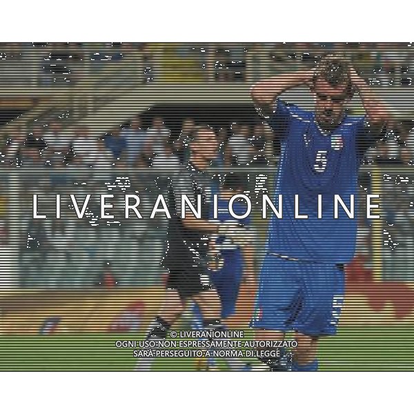 Qualificazioni ai Campionati Europei UEFA EURO 2012 Gruppo C Firenze - 06.09.2011 Italia-Slovenia Nella Foto:de rossi dopo l\'occasione /Ph.Vitez-Ag. Aldo Liverani