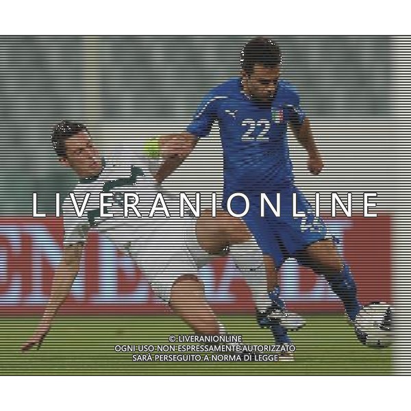 Qualificazioni ai Campionati Europei UEFA EURO 2012 Gruppo C Firenze - 06.09.2011 Italia-Slovenia Nella Foto:rossi-koren /Ph.Vitez-Ag. Aldo Liverani