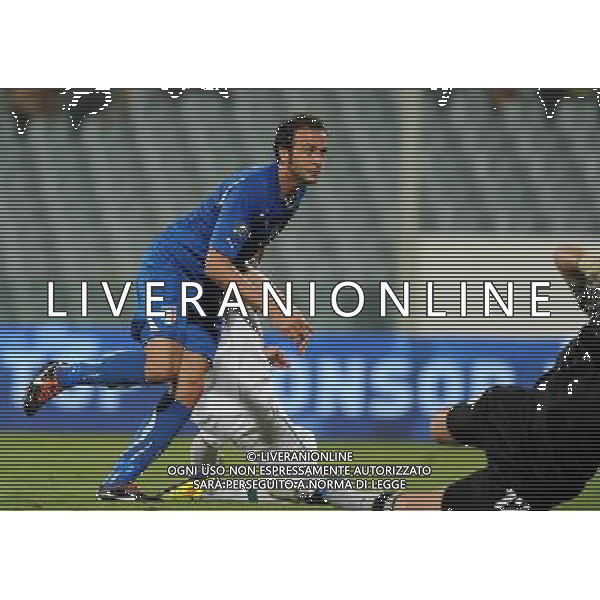 Qualificazioni ai Campionati Europei UEFA EURO 2012 Gruppo C Firenze - 06.09.2011 Italia-Slovenia Nella Foto:pazzini gol /Ph.Vitez-Ag. Aldo Liverani