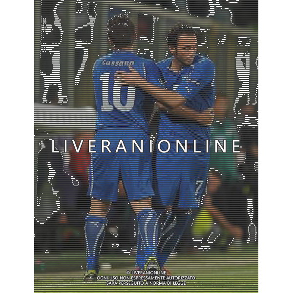 Qualificazioni ai Campionati Europei UEFA EURO 2012 Gruppo C Firenze - 06.09.2011 Italia-Slovenia Nella Foto:pazzini sostituisce cassano /Ph.Vitez-Ag. Aldo Liverani