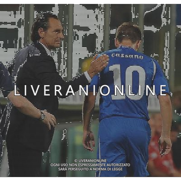 Qualificazioni ai Campionati Europei UEFA EURO 2012 Gruppo C Firenze - 06.09.2011 Italia-Slovenia Nella Foto:prandelli cassano /Ph.Vitez-Ag. Aldo Liverani