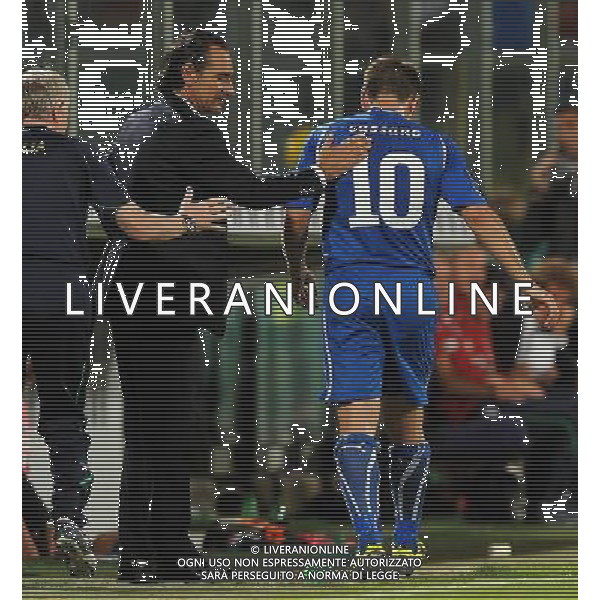 Qualificazioni ai Campionati Europei UEFA EURO 2012 Gruppo C Firenze - 06.09.2011 Italia-Slovenia Nella Foto:prandelli cassano /Ph.Vitez-Ag. Aldo Liverani