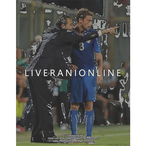 Qualificazioni ai Campionati Europei UEFA EURO 2012 Gruppo C Firenze - 06.09.2011 Italia-Slovenia Nella Foto:prandelli marchisio /Ph.Vitez-Ag. Aldo Liverani