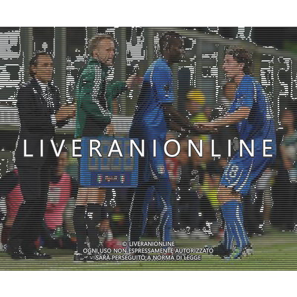 Qualificazioni ai Campionati Europei UEFA EURO 2012 Gruppo C Firenze - 06.09.2011 Italia-Slovenia Nella Foto:balotelli sostituisce montolivo /Ph.Vitez-Ag. Aldo Liverani