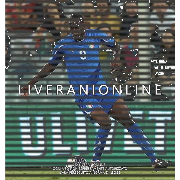 Qualificazioni ai Campionati Europei UEFA EURO 2012 Gruppo C Firenze - 06.09.2011 Italia-Slovenia Nella Foto:Mario Balotelli /Ph.Vitez-Ag. Aldo Liverani