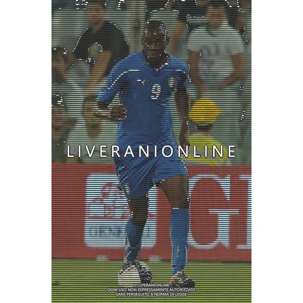 Qualificazioni ai Campionati Europei UEFA EURO 2012 Gruppo C Firenze - 06.09.2011 Italia-Slovenia Nella Foto:Mario Balotelli /Ph.Vitez-Ag. Aldo Liverani
