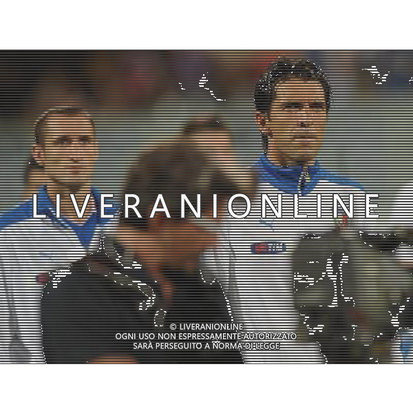 Qualificazioni ai Campionati Europei UEFA EURO 2012 Gruppo C Firenze - 06.09.2011 Italia-Slovenia Nella Foto:Gianluigi Buffon-Giorgio Chiellini /Ph.Vitez-Ag. Aldo Liverani