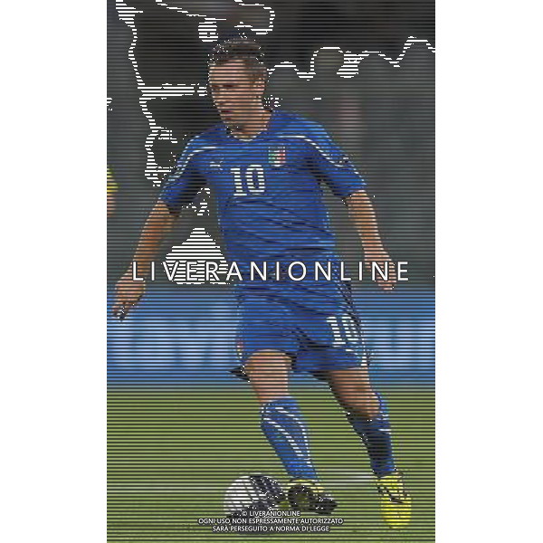 Qualificazioni ai Campionati Europei UEFA EURO 2012 Gruppo C Firenze - 06.09.2011 Italia-Slovenia Nella Foto:Antonio Cassano /Ph.Vitez-Ag. Aldo Liverani