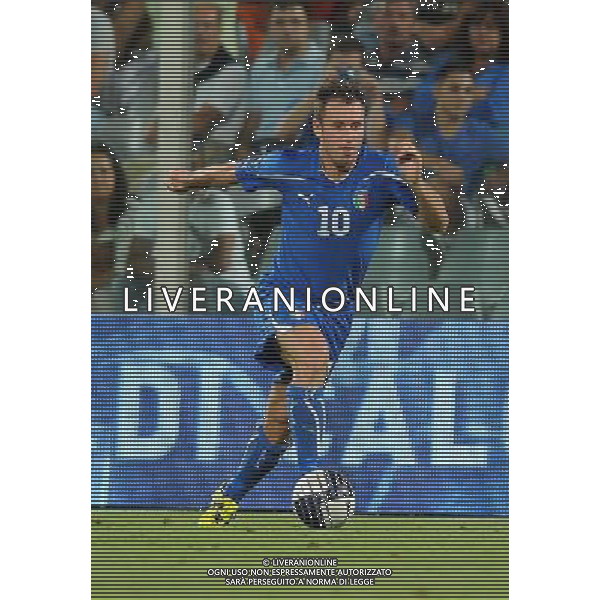 Qualificazioni ai Campionati Europei UEFA EURO 2012 Gruppo C Firenze - 06.09.2011 Italia-Slovenia Nella Foto:Antonio Cassano /Ph.Vitez-Ag. Aldo Liverani