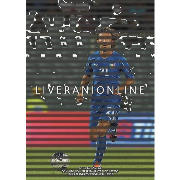 Qualificazioni ai Campionati Europei UEFA EURO 2012 Gruppo C Firenze - 06.09.2011 Italia-Slovenia Nella Foto:Andrea Pirlo /Ph.Vitez-Ag. Aldo Liverani
