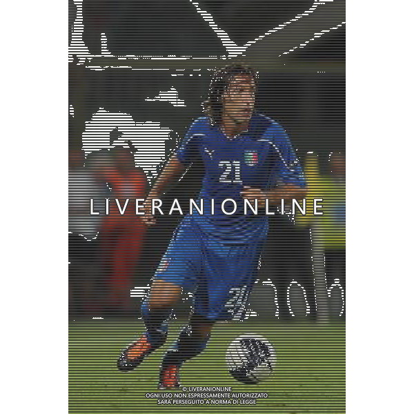 Qualificazioni ai Campionati Europei UEFA EURO 2012 Gruppo C Firenze - 06.09.2011 Italia-Slovenia Nella Foto:Andrea Pirlo /Ph.Vitez-Ag. Aldo Liverani