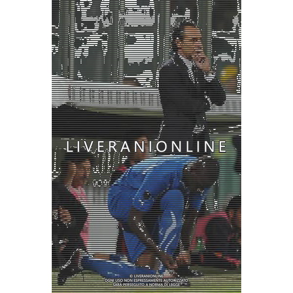 Qualificazioni ai Campionati Europei UEFA EURO 2012 Gruppo C Firenze - 06.09.2011 Italia-Slovenia Nella Foto:Cesare Prandelli-Mario Balotelli /Ph.Vitez-Ag. Aldo Liverani