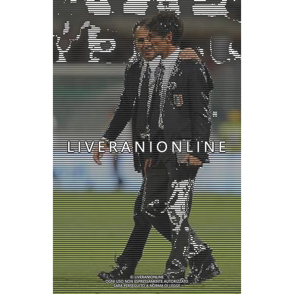 Qualificazioni ai Campionati Europei UEFA EURO 2012 Gruppo C Firenze - 06.09.2011 Italia-Slovenia Nella Foto:Cesare Prandelli-Gabriele Pin /Ph.Vitez-Ag. Aldo Liverani