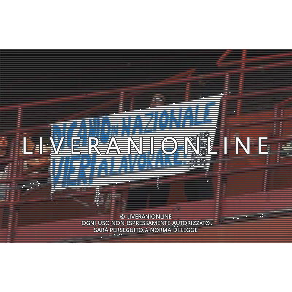 GENOVA 28/4/2004 STADIO MARASSI ITALIA-SPAGNA NELLA FOTO STRISCIONI FOTO GIGI ARCAINI/AG ALDO LIVERANI