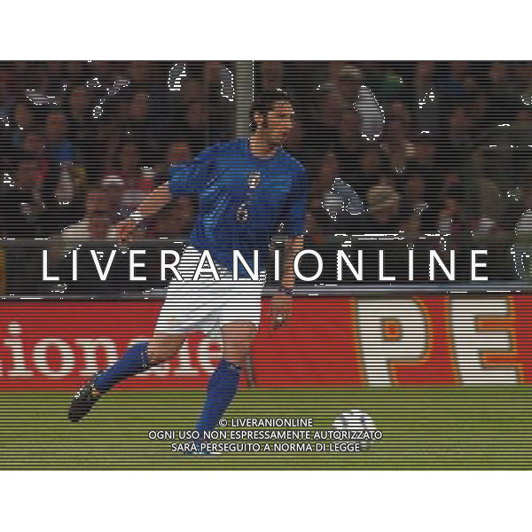 GENOVA 28/04/04 AMICHEVOLE ITALIA-SPAGNA NELLA FOTO MATERAZZI MARCO PH GIGI ARCAINI/AG.ALDO LIVERANI