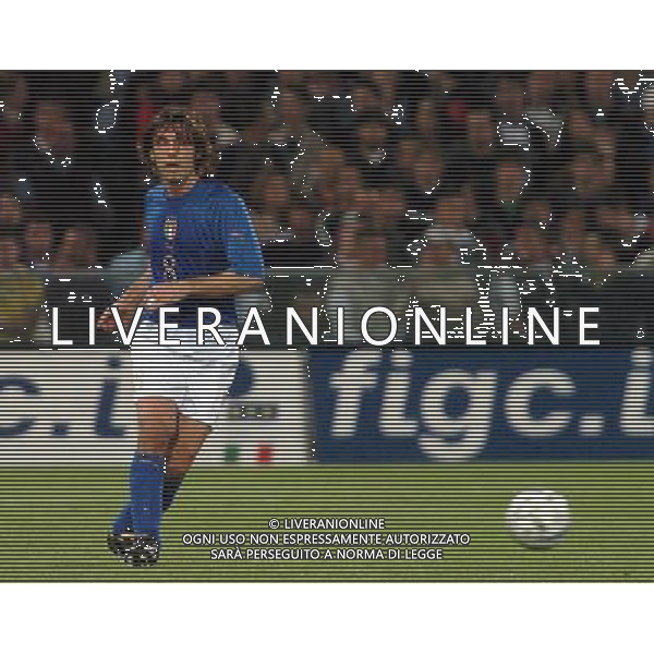 GENOVA 28/04/04 AMICHEVOLE ITALIA-SPAGNA NELLA FOTO PIRLO ANDREA PH GIGI ARCAINI/AG.ALDO LIVERANI