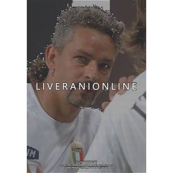 Genova 28/04/2004 italia-spagna 1:1 nella foto baggio roberto ph marco luzzani/ag aldo liverani s.a.s.