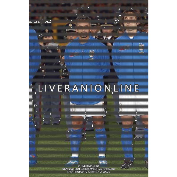 Genova 28/04/2004 italia-spagna 1:1 nella foto baggio roberto ph marco luzzani/ag aldo liverani s.a.s.