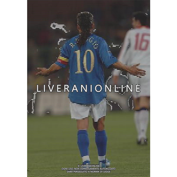 Genova 28/04/2004 italia-spagna 1:1 nella foto baggio roberto ph marco luzzani/ag aldo liverani s.a.s.