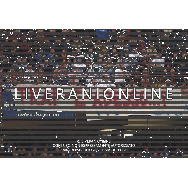 Genova 28/04/2004 italia-spagna 1:1 nella foto striscione fine gara ph marco luzzani/ag aldo liverani s.a.s.