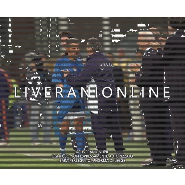 Genova 28/04/2004 italia-spagna 1:1 nella foto uscita baggio roberto ph marco luzzani/ag aldo liverani s.a.s.