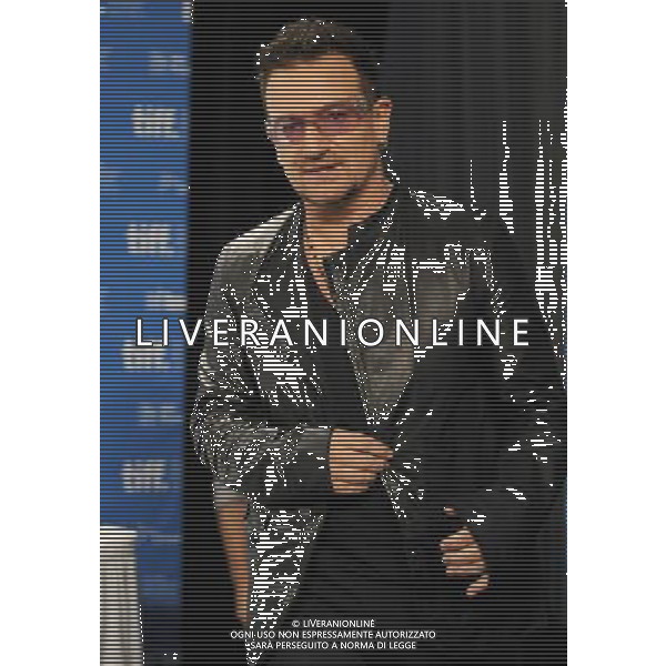Picture Shows: Bono attending the press conference for \'Beyond The Sky\'. Held at the Bell Lightbox during the 2011 Toronto International Film Festival on Friday September 09, 2011, Toronto, Canada. .