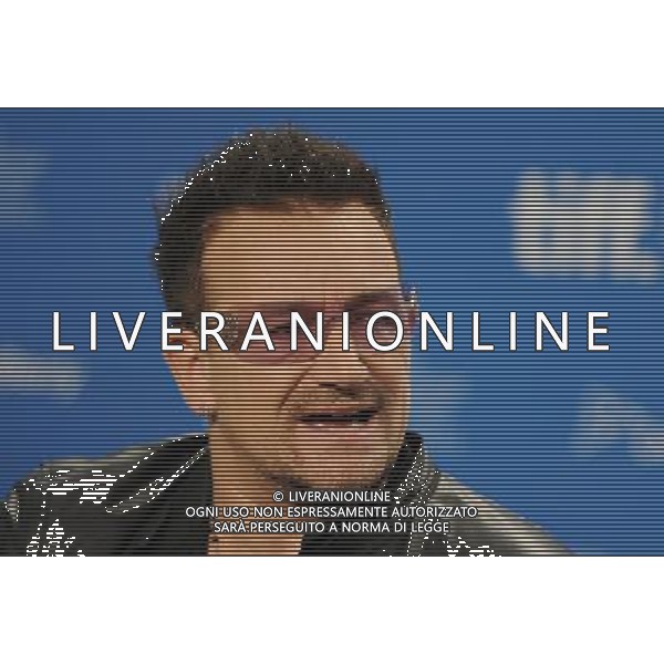 Picture Shows: Bono attending the press conference for \'Beyond The Sky\'. Held at the Bell Lightbox during the 2011 Toronto International Film Festival on Friday September 09, 2011, Toronto, Canada. .
