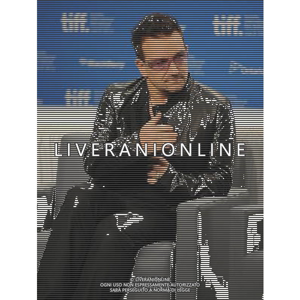Picture Shows: Bono attending the press conference for \'Beyond The Sky\'. Held at the Bell Lightbox during the 2011 Toronto International Film Festival on Friday September 09, 2011, Toronto, Canada. .