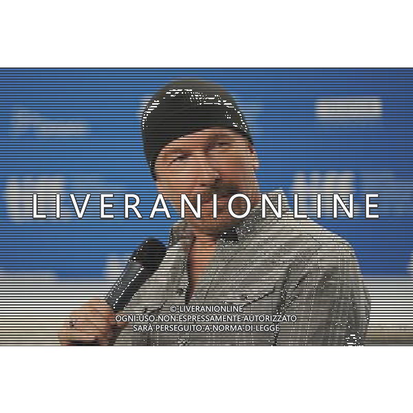 Picture Shows: The Edge attending the press conference for \'Beyond The Sky\'. Held at the Bell Lightbox during the 2011 Toronto International Film Festival on Friday September 09, 2011, Toronto, Canada. .