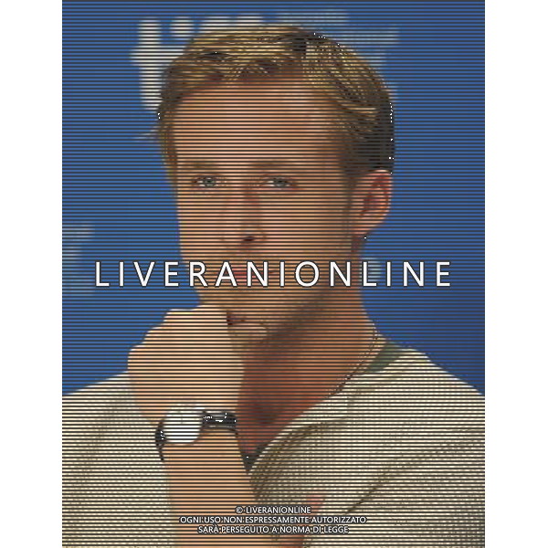 Picture Shows: Ryan Gosling attending the press conference for \'The Ides Of March\'. Held at the Bell Lightbox during the 2011 Toronto International Film Festival on Friday September 09, 2011, Toronto, Canada. .