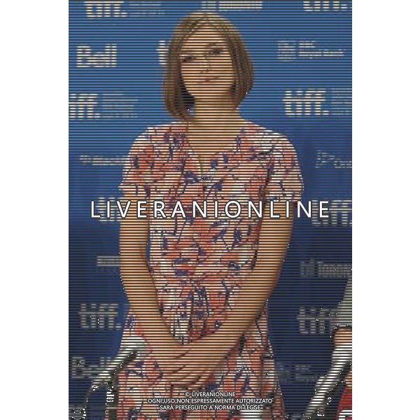 Picture Shows: Keira Knightley attending press conference for \'A Dangerous Method\'. Held at the Bell Lightbox during the 2011 Toronto International Film Festival on Saturday September 10, 2011, Toronto, Canada. .
