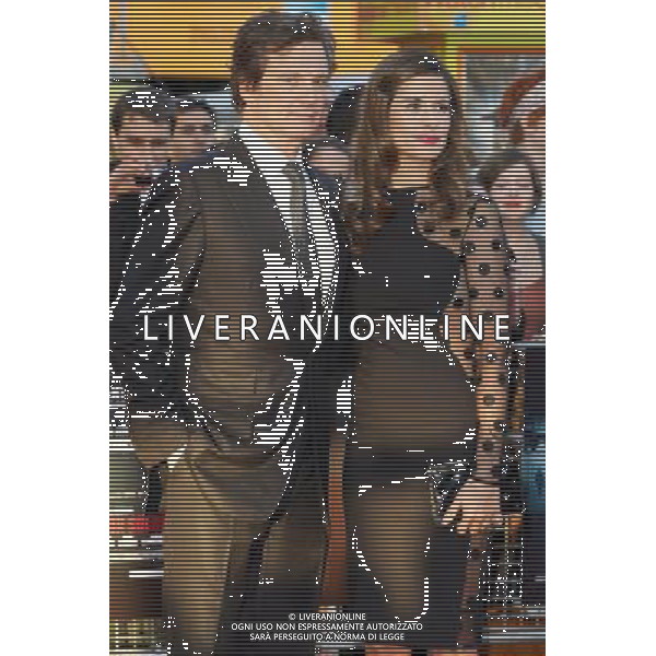 LONDON, UNITED KINGDOM 13 SEPTEMBER : Pic Shows Livia Giuggioli; Colin Firth attending the UK film premier for Tinker, Tailor, Soldier, Spy on September, 13th, 2011 in London, England