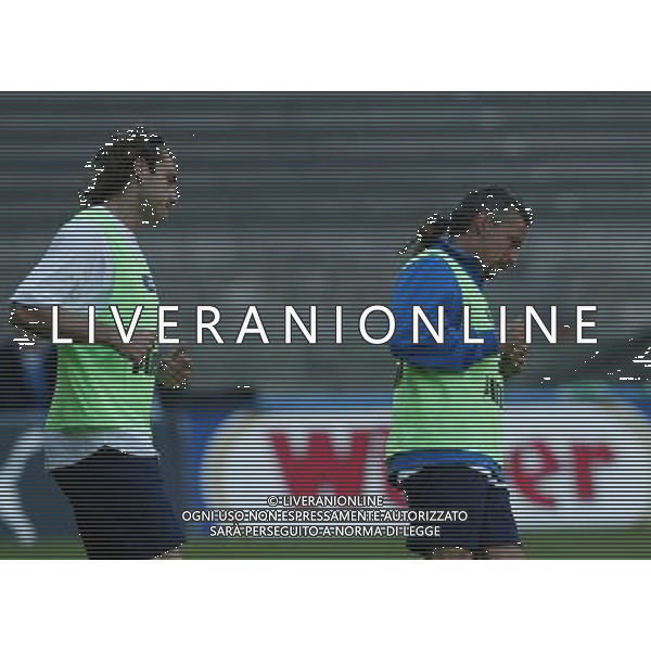 genova 27/04/2004 stadio marassi allenamento della nazionale di calcio nella foto baggio roberto ag. aldo liverani-venezia
