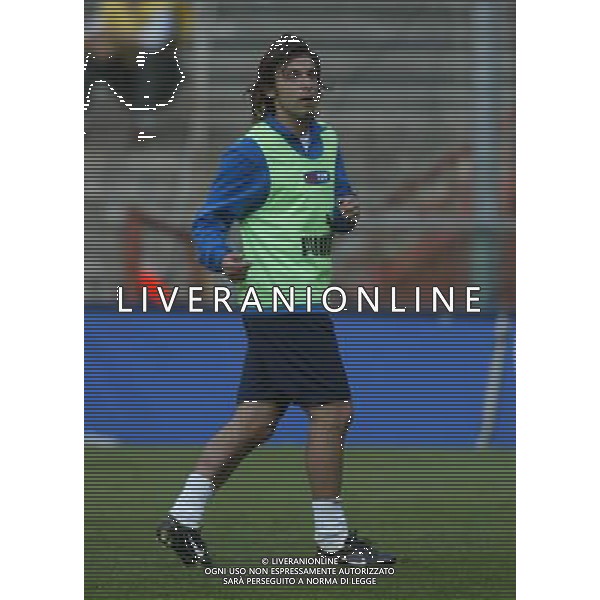 genova 27/04/2004 stadio marassi allenamento della nazionale di calcio nella foto pirlo andrea ag. aldo liverani-venezia