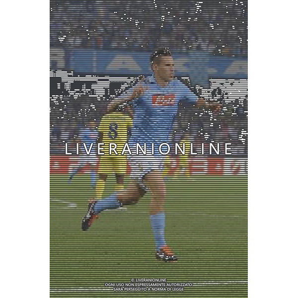 Napoli - 27/09/2011 - Stadio San Paolo - Uefa Champions League 2011/2012 - Fase a gironi (Gruppo A) - Napoli vs Villareal - nella foto: L\'esultanza dopo il gol di marek hamsik Œ© Fabrizio Corradetti - Ag. Aldo Liverani sas