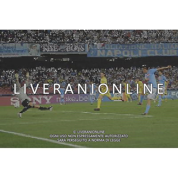 Napoli - 27/09/2011 - Stadio San Paolo - Uefa Champions League 2011/2012 - Fase a gironi (Gruppo A) - Napoli vs Villareal - nella foto: il gol di marek hamsik Œ© Fabrizio Corradetti - Ag. Aldo Liverani sas