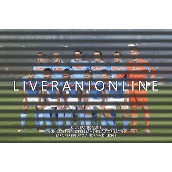 Napoli - 27/09/2011 - Stadio San Paolo - Uefa Champions League 2011/2012 - Fase a gironi (Gruppo A) - Napoli vs Villareal - nella foto: La formazione del Napoli Œ© Fabrizio Corradetti - Ag. Aldo Liverani sas
