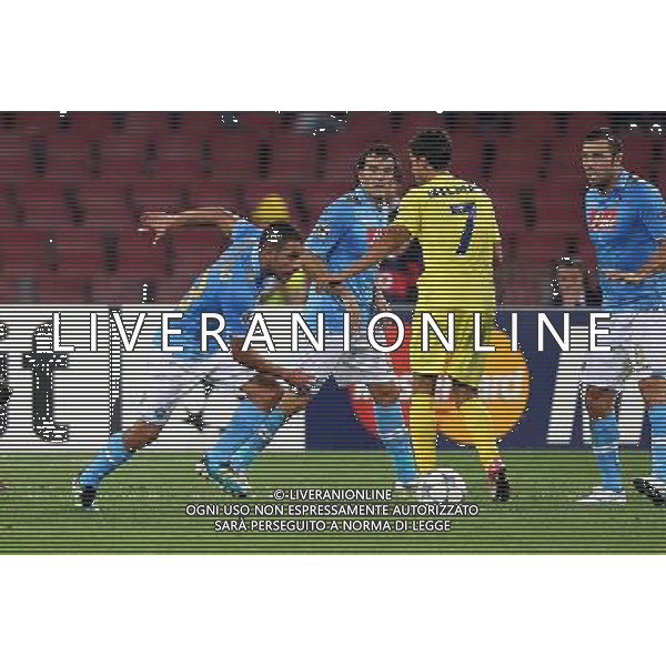 NAPOLI - VILLAREAL CHAMPIONS LEAGUE 27/09/2011 NELLA FOTO: WALTER GARGANO ©MOSCA/AGENZIA ALDO LIVERANI SAS