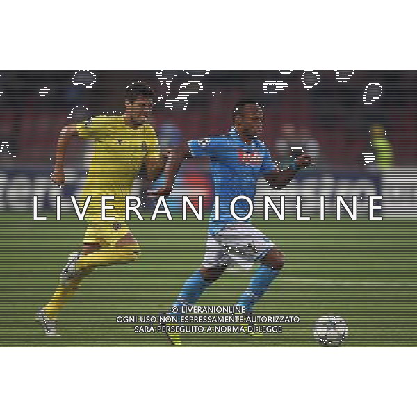 NAPOLI - VILLAREAL CHAMPIONS LEAGUE 27/09/2011 NELLA FOTO: ZUNIGA ©MOSCA/AGENZIA ALDO LIVERANI SAS