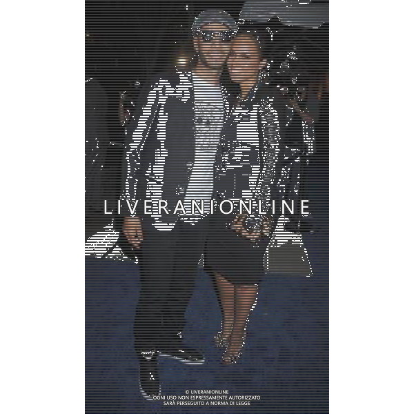 SWIZZ BEATZ and ALICIA KEYS attend the New York screening of \'Five\' held at the Skylight SOHO. / AG. ALDO LIVERANI SAS- ITALY ONLY - *** Local Caption *** .