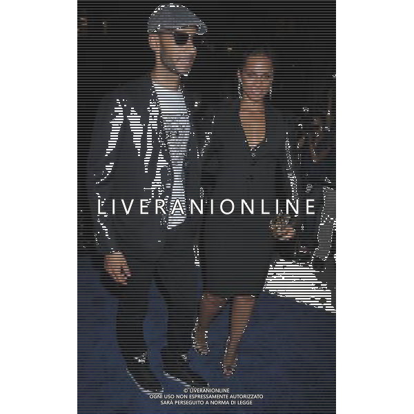 SWIZZ BEATZ and ALICIA KEYS attend the New York screening of \'Five\' held at the Skylight SOHO. / AG. ALDO LIVERANI SAS- ITALY ONLY - *** Local Caption *** .