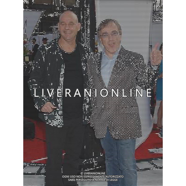 Guy Laliberte and Daniel Lamarre Cirque du Soleil \'IRIS A Journey Through The World Of Cinema\' Premiere at the Kodak Theatre September 25, 2011 - Hollywood, California /AG. ALDO LIVERANI SAS- ITALY ONLY *** Local Caption *** .