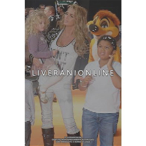 Katie Price, Daughter Princess, Son Harvey, The Lion King 3D Screening, BFI IMax, London. 25.09.11 /AG. ALDO LIVERANI SAS- ITALY ONLY *** Local Caption *** .