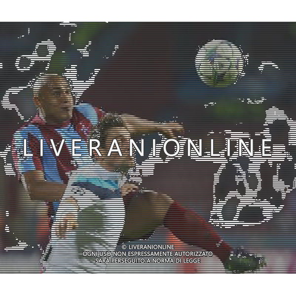 UEFA Champions league group B football match between Trabzonspor and Lille at Avni Aker Stadium in Trabzon, Turkey. 27.09.2011 Pictured: Paulo Henrique ( back) of Trabzonspor and Mathieu Debuchy (front) of Lille. LIGA MISTRZOW SEZON 2011/2012 PILKA NOZNA TRABZONSPOR vs LILLE FOT. SESKIM/NEWSPIX.PL TURKEY, GERMANY, AUSTRIA AND UK OUT !!! --- Newspix.pl TRABZONSPOR vs LILLE UEFA CHAMPIONS LEAGUE PH.AG ALDO LIVERANI SAS ITALY ONLY *** Local Caption *** .