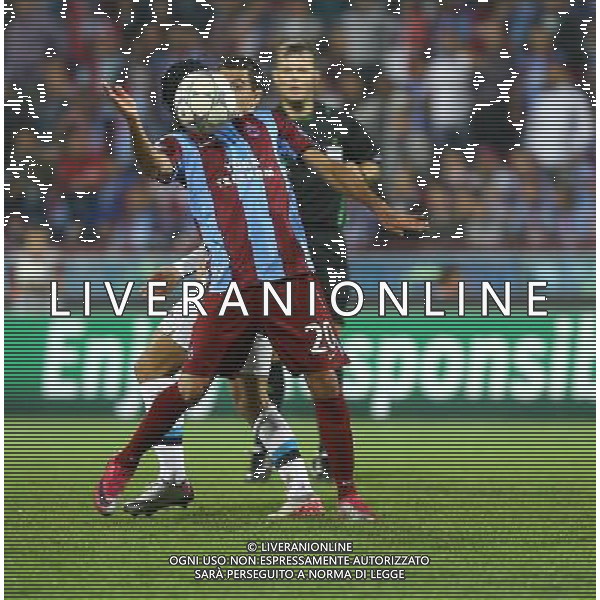 UEFA Champions league group B football match between Trabzonspor and Lille at Avni Aker Stadium in Trabzon, Turkey. 27.09.2011 Pictured: Gustavo Colman of Trabzonspor. LIGA MISTRZOW SEZON 2011/2012 PILKA NOZNA TRABZONSPOR vs LILLE FOT. SESKIM/NEWSPIX.PL TURKEY, GERMANY, AUSTRIA AND UK OUT !!! --- Newspix.pl TRABZONSPOR vs LILLE UEFA CHAMPIONS LEAGUE PH.AG ALDO LIVERANI SAS ITALY ONLY *** Local Caption *** .